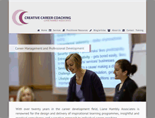 Tablet Screenshot of creativecareercoaching.org